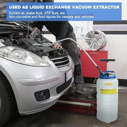 Pneumatic/Manual 15L Oil Extractor Oil Changer