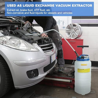 Pneumatic/Manual 15L Oil Extractor Oil Changer