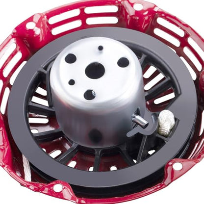 Recoil Starter with Start Cup Fit Honda GX120 GX160 GX200 Pull Starter (Steel Rod Paws) Engine 4/5.5/6.5hp Motor Replace # 28400-ZE1-003ZF 28400-ZH8-013YA