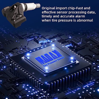 4Pcs TPMS Tire Pressure Monitoring System Sensor 433 MHz OBD/Auto Re-learn Adaptation Compatible with BMW 335i 328i 435i Mini Replaces 36106798872 6798872 36106890964 36106874830 - color: TPMS-36106798872
