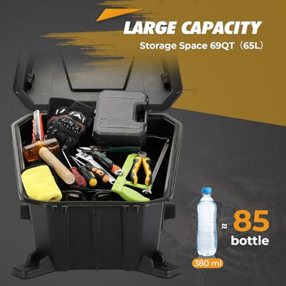 KEMIMOTO UTV Rear Cargo Box 69 QT Storage Box 2881193