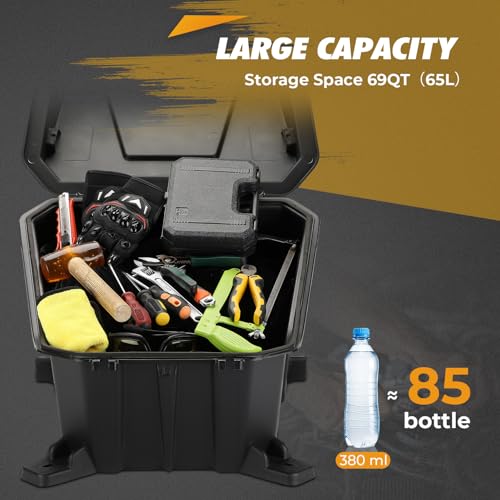 KEMIMOTO UTV Rear Cargo Box 69 QT Storage Box 2881193