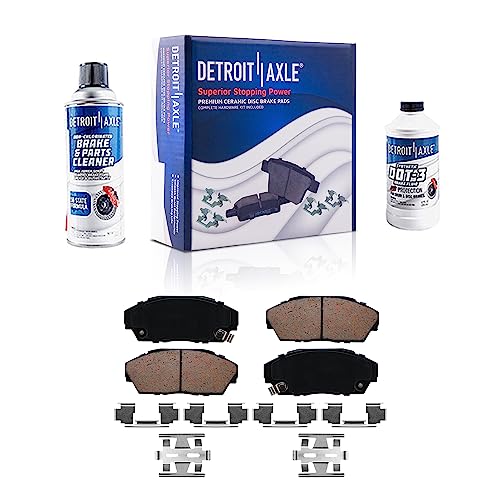 Detroit Axle - Front Brake Pads for Integra Legend Honda Civic Prelude - size: 4P50744/Kit