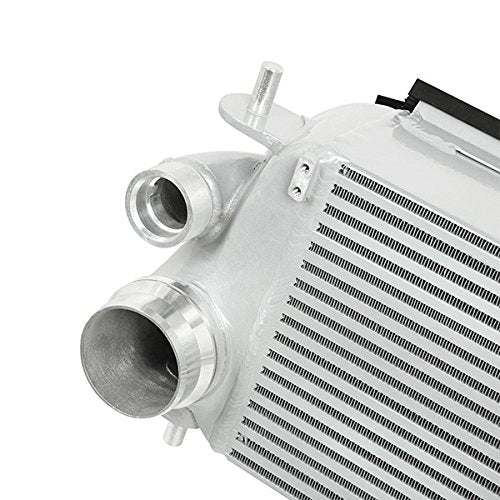 Mishimoto MMINT-F35T-15KBSL Intercooler Kit Fits Ford F-150 3.5 EcoBoost 2015-2016 Silver Kit, Black Pipes - color: Silver Intercooler, Black Pipes