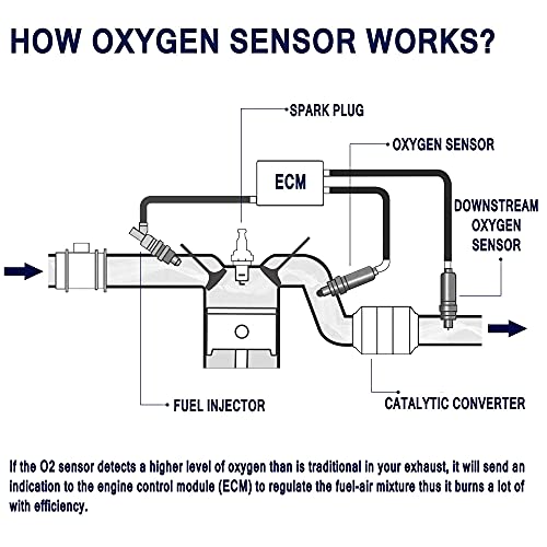 HiSport 250-24355 Oxygen Sensor O2 Sensor 12570794 12577588
