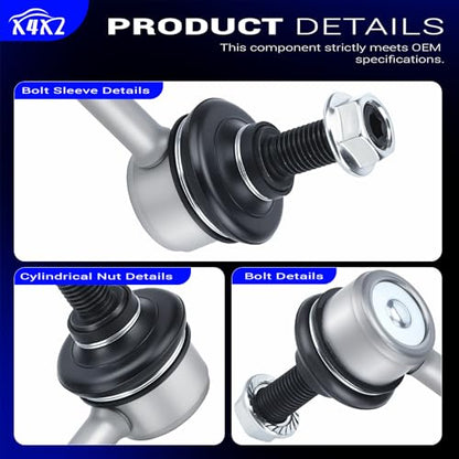 X4XZ K750049 Zinc Nickel Alloy-Stabilizer Sway Bar Links forSubaru Forester - size: K750049