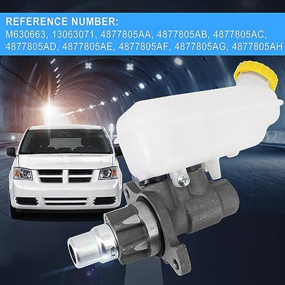 Brake Master Cylinder Compatible with 2009-2013 Dodge Grand Caravan, 2007-2008 Chrysler Pacifica, 2009-2013 Town & Country
