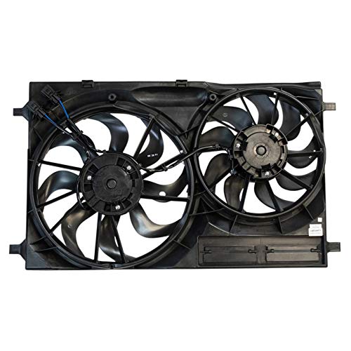 TRQ Radiator Dual Cooling Fan Assembly