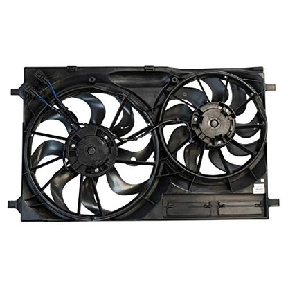 TRQ Radiator Dual Cooling Fan Assembly