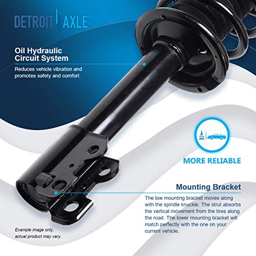 Detroit Axle - 4pc Rear Struts Sway Bar Links for Saturn SC SC1 SC2 SL SL1 - size: 4QS2400023/Sway Kit