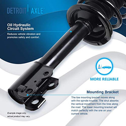 Detroit Axle - 4pc Rear Struts Sway Bar Links for Saturn SC SC1 SC2 SL SL1 - size: 4QS2400023/Sway Kit