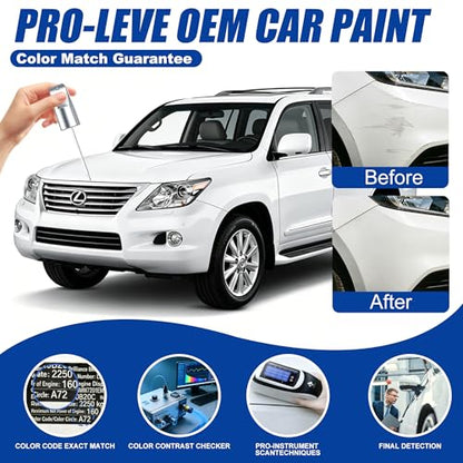 Cavalry Blue(8W2) Touch Up Paint Compatible with Toyota, All in One Car Scratch Repair Kit with Primer Putty & Clear Coat, Complete Sanding Tools Set for Scratches Chips Nicks - color: Cavalry Blue(8W2), size: Toyota