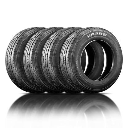 Set of 4 Travelstar HF288 ST225/75R15 117/112N 10 Ply Special Trailer Tire - size: ST225/75R15 10PR
