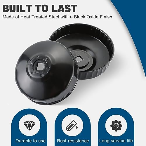 DASBET 15PCS Oil Filter Cap Wrench Tool
