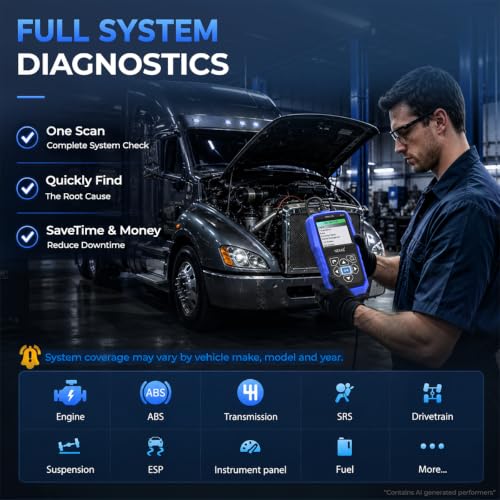 NEXAS NL102 Heavy Duty Truck Diagnostic Scanner for Diesel Trucks - color: truck scanner