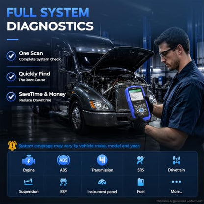 NEXAS NL102 Heavy Duty Truck Diagnostic Scanner for Diesel Trucks - color: truck scanner