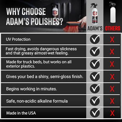 Adam's Polishes Bed Liner Restorer 16oz Truck Bed Cleaner with UV Protection | Safely Works On Automotive Exterior Plastics