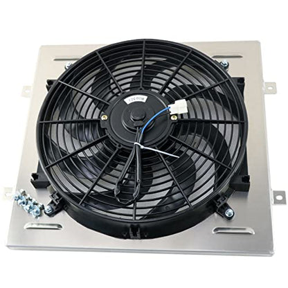 Aluminum Radiator Shroud 14" Fan for 1964 1965 1966 64 65 66 Ford Mustang Falcon Comet V8