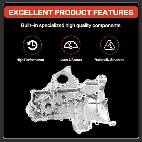 1.6L Oil Pump Timing Chain Cover for Hyundai Accent 2012-2020 - size: YB008