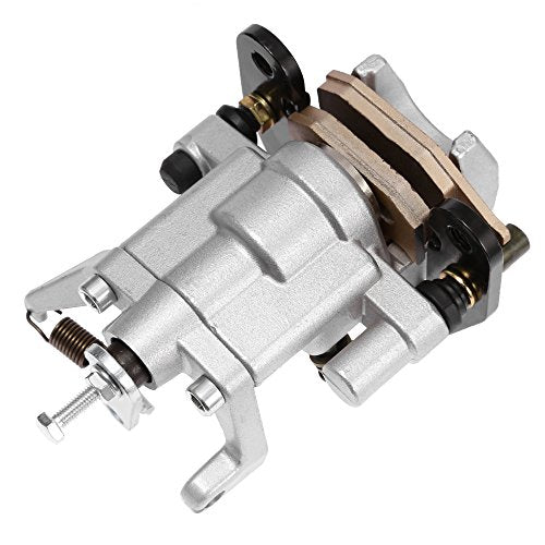 Hoypeyfiy Rear Brake Caliper With Pads replacement For Yamaha UTV Rhino 660 YXR660 4x4 2004-2007, replacement for Rhino 450 2006-2009