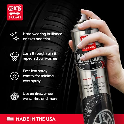 Griot's Garage Black Shine XL High Gloss Tire Dressing, 21.5 oz, 6 pk - size: 21.5 Ounce (Pack of 6)