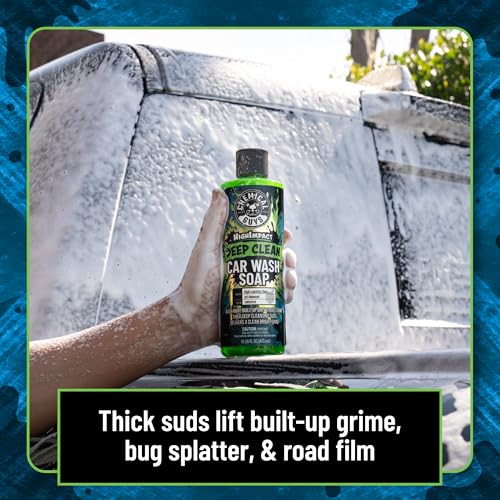 Chemical Guys, High Impact Deep Cleaning Car Wash Soap, High Suds, 16 oz - size: 16 Fl Oz (Pack of 1)