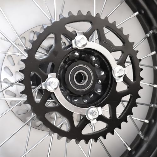3.00-14 90/100-14 Dirt Bike Rear Rim Wheel Tire With 15mm Bearing for 125cc 140cc 150cc 160cc Kayo TT140 TTR125 RM80 RM85 KLX140R DB17 DB27 X-Motos Apollo RFZ DB-X18 SSR SR150 Baja Pit Bike