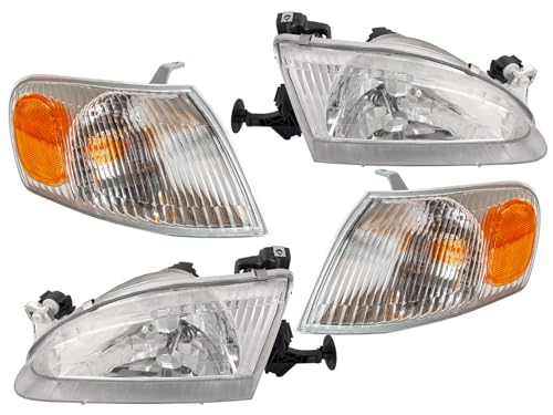 For Headlamp Corner Light SET 1998-2000 Corolla Passenger Driver Side Combo PAIR - color: 1998-2000 Corolla Combo