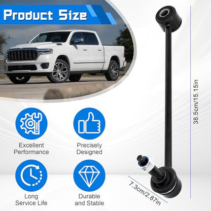 2 Pcs Rear Stabilizer Sway Bar Links, Compatible with 2009-2010 Dodge Ram 1500, 2011-2018 Ram 1500, 2019-2023 Ram 1500 Classic, Replace# K750396
