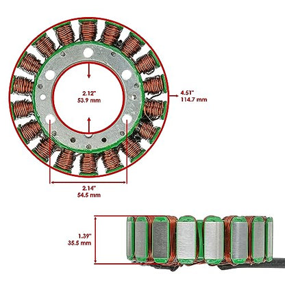 Caltric Stator and Regulator Rectifier Compatible With Honda Vt1100C Shadow 1100 Spirit 1998-2005