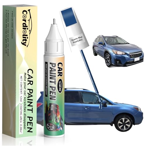 Car Touch Up Paint Quartz Blue Pearl(J8U) for Subaru - color: Quartz Blue Pearl(J8U) compatible with Crosstrek/Compatible withester-models/Impreza/XV-Crosstrek, style: Subaru