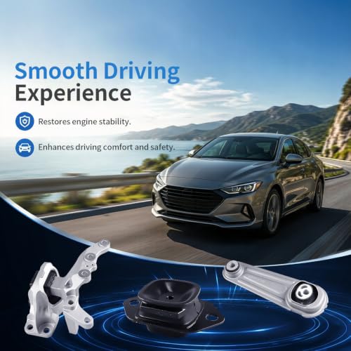 Engine Motor Mount Set for Nissan Rogue Sport 2.0L 2017-2022 Auto Trans - size: 2017–2022 Rogue Sport 2.0L