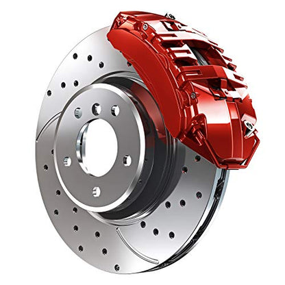 G2 High Temperature Brake Caliper Paint System Set RED G2160 - High Gloss - color: Red