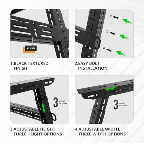 for Colorado & Canyon Overland 16-24.8" High Truck Bed Racks with 2 LED Lights Compatible with 2015-2025 Chevy Chevrolet Colorado & GMC Canyon, Ladder Rack for Bed Rails