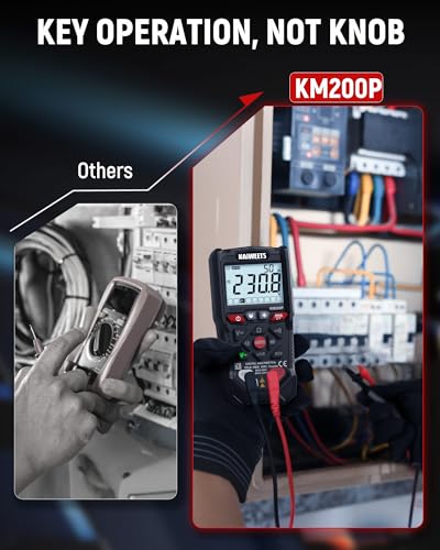 KAIWEETS Digital Multimeter NCV Voltmeter 4000 Counts Auto Range for Home