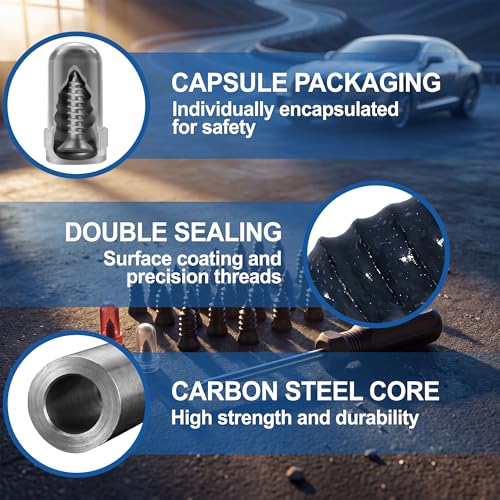 HMPLL 61 PCS Tire Repair Screws Kit