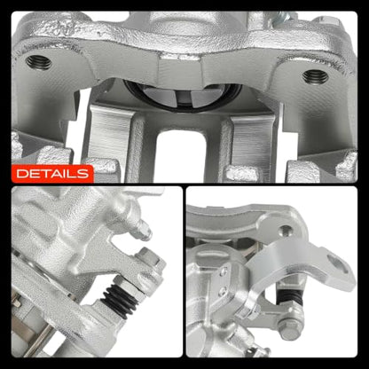 A-Premium Rear Left Driver Disc Brake Caliper with Bracket - style: Rear Driver Side