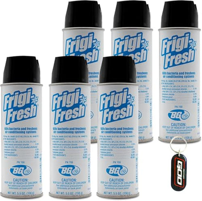 BG Frigi-Fresh 5.5 oz. (156g) (Pack of 6) WIth Motor God Key Chain