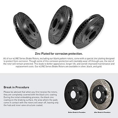 R1 Concepts Front and Rear Brake Kit Fits 1999-2010 Volkswagen Beetle - style: CBC.33032.03