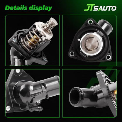 Engine Coolant Thermostat Housing Assembly for Chevy Silverado GMC Sierra - size: 1511125