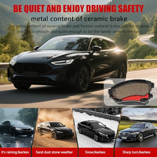 D699 Front Ceramic Brake Pads Kit Fit For Oldsmobile Aurora 1997-1999, For Aurora 2001-2003, For Intrigue 1998-2002, For Silhouette 1997-2004, For Chevrolet Impala 2000-2005 - style: HZ699H
