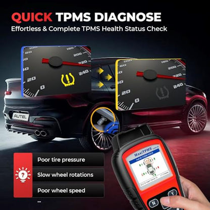 Autel TPMS Programming Tool MaxiTPMS TS508WF, TPMS Relearn/Activate/Scan