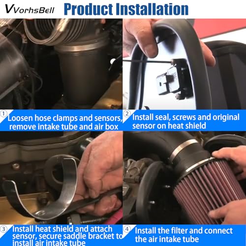 Cold Air Intake Kit for 2003-2007 Dodge Ram 2500 3500 5.9L L6 - size: 5.9L L6 Diesel Engine