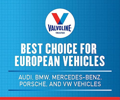 Valvoline European Vehicle Full Synthetic SAE 5W-40 Motor Oil 1 QT (Pack of 2) - size: 1 QT (Pack of 2), style: European Vehicle