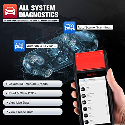 Autel MaxiBAS BT608 (E) Car Battery Tester with All Systems Diagnostics