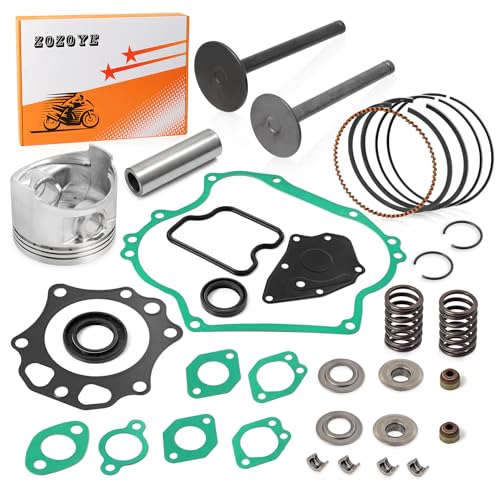 Top End Rebuild STD Piston &Intake Exhaust Valve Kit For Club Car Golf Cart