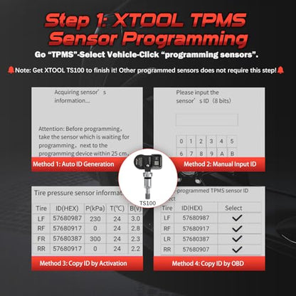 XTOOL TP150 TPMS Programming Tool, Protective Case Storage Bag for TPMS Programming Tool