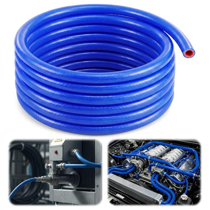 Outus 1/2" Id, 25ft Silicone Heater Hose,Coolant Radiator Hose, Blue, 1 - color: Blue, size: 1/2" ID, 25ft