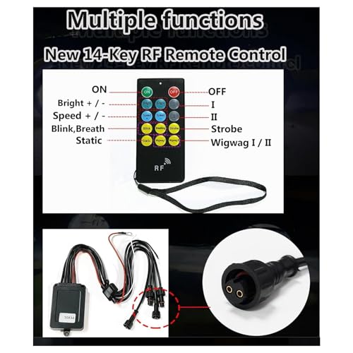 New 4Pcs 15.5in 5 Row Wheel Lights for Truck Car,150W Ultra-Bright LED Wheel Ring Light App & Remote Dual Zone Control, Waterproof IP68 Hub Rim Lights Underglow Lighting Kit - size: 15.5in 5row
