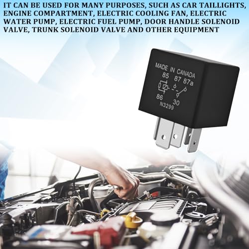 P6STD FOAB-14B192-AA Automotive Relay, 12V 5 Pin Fuel Pump Starter Relays for Ford F-150, Explorer, Expedition, Transit, Ensure Stable Operation of Automotive Electrical Systems - size: 1 PCS